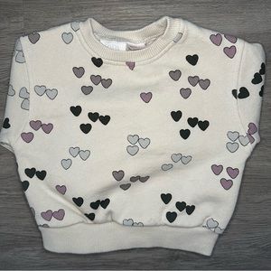 Zara Heart Sweatshirt